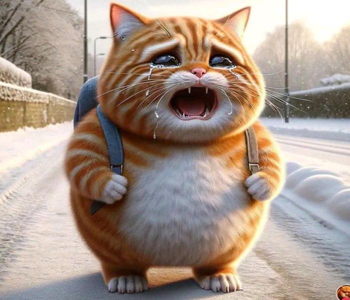 Mèo chibi mập