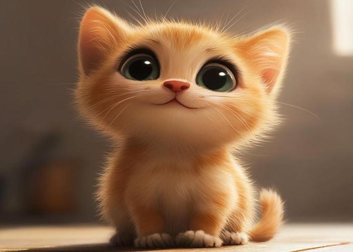 Hình đại diện avt mèo chibi anime cute
