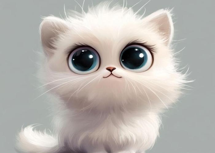 Hình đại diện avt mèo chibi anime cute