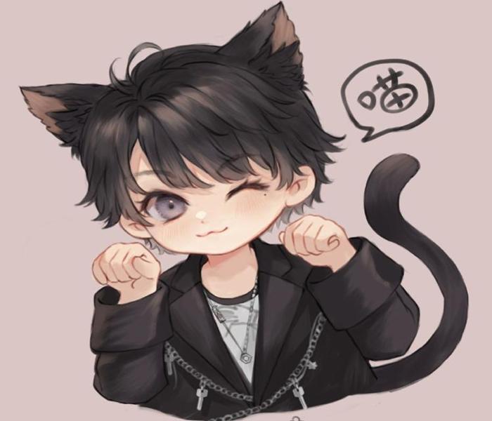 Ảnh mèo simmy anime chibi cute