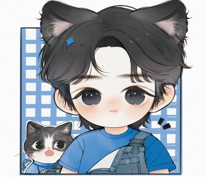 Ảnh mèo simmy anime chibi cute