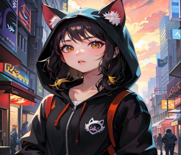 Ảnh mèo simmy anime chibi cute