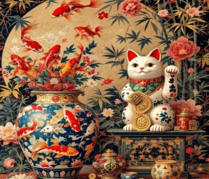 Ảnh mèo thần tài đẹp