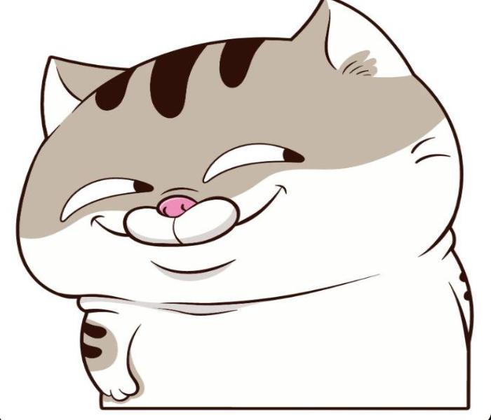 Hình mèo xám anime dễ thương