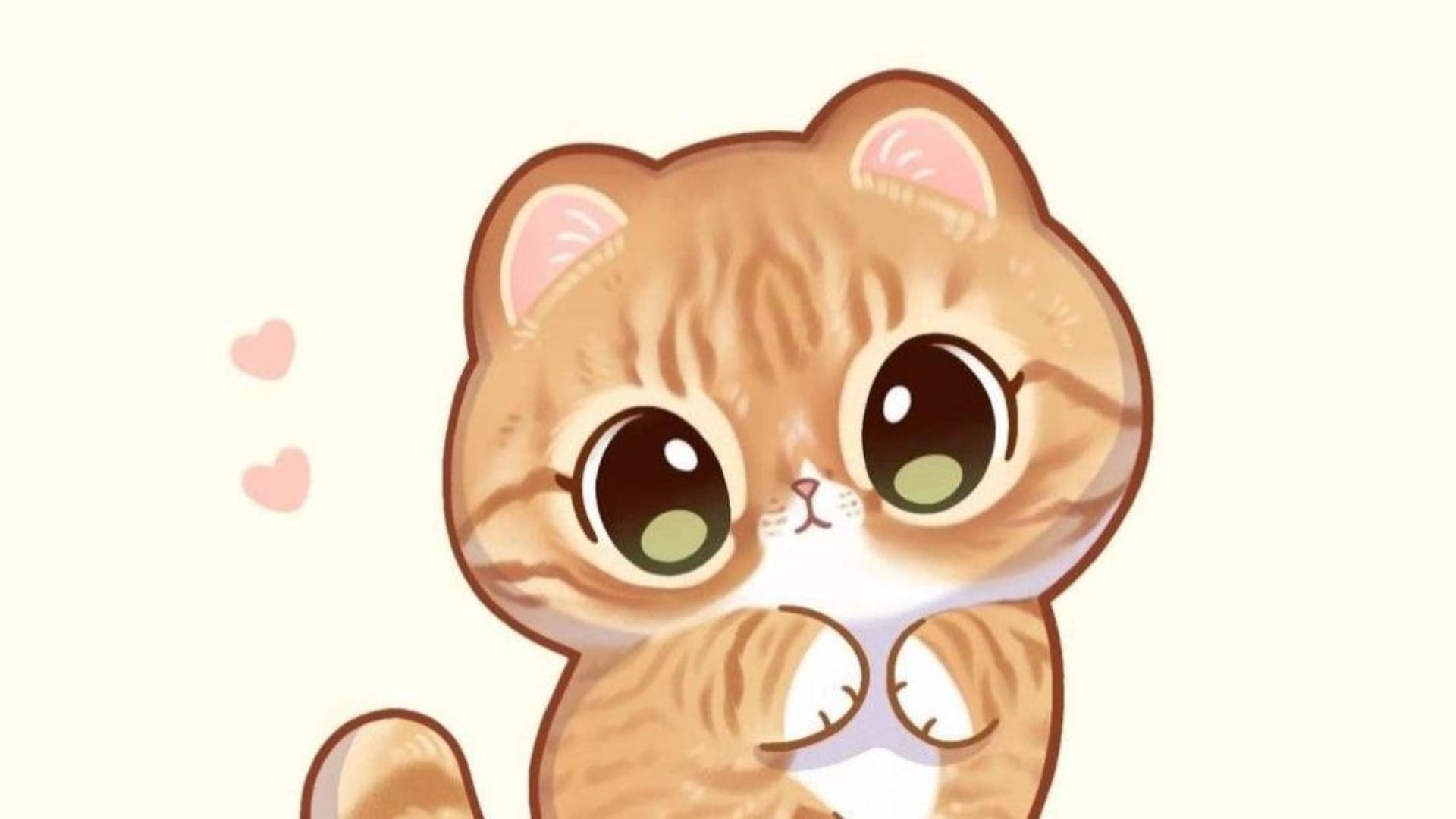 Xem Ngay Bộ Ảnh Mèo Chibi Mập Cute – Avatar, Hình Nền Full HD, 8K
